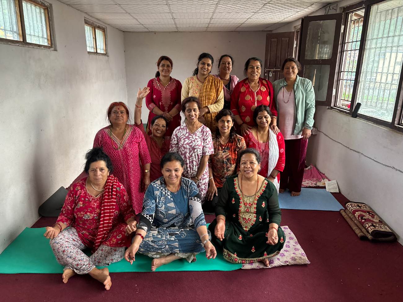 A women's practice circle, Nepal